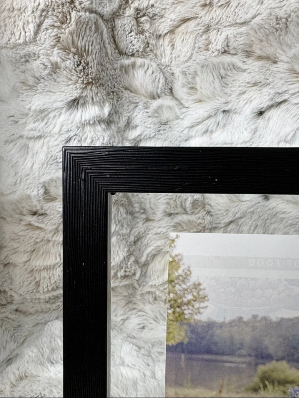 Black Double Glass Frame.